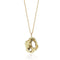 Gold Quartz Crystal Druzy Gold Necklace
