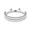 Amici | Silver | White | Macrame Bracelet