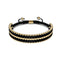 Amici | 18k Gold | Black | Macrame Bracelet