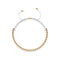 Amici | 18k Gold | White | Macrame Bracelet