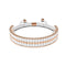 Amici | 18k Rose Gold | White | Macrame Bracelet