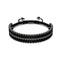 Amici | Gunmetal | Black | Macrame Bracelet | Men's