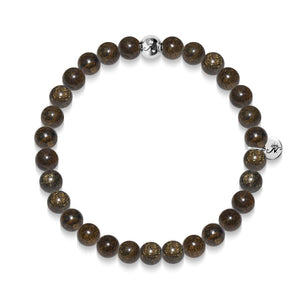 Self-Esteem | Silver Essence Bronzite Bracelet