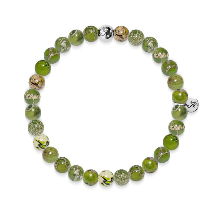 Dedication | Silver Essence Olivine Regalite Bracelet
