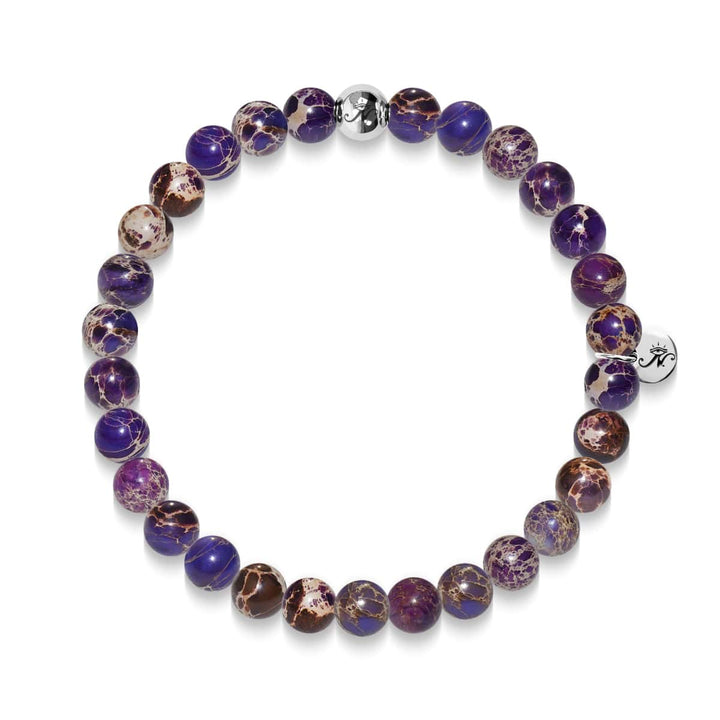 Wisdom | Silver Essence Purple Regalite Bracelet