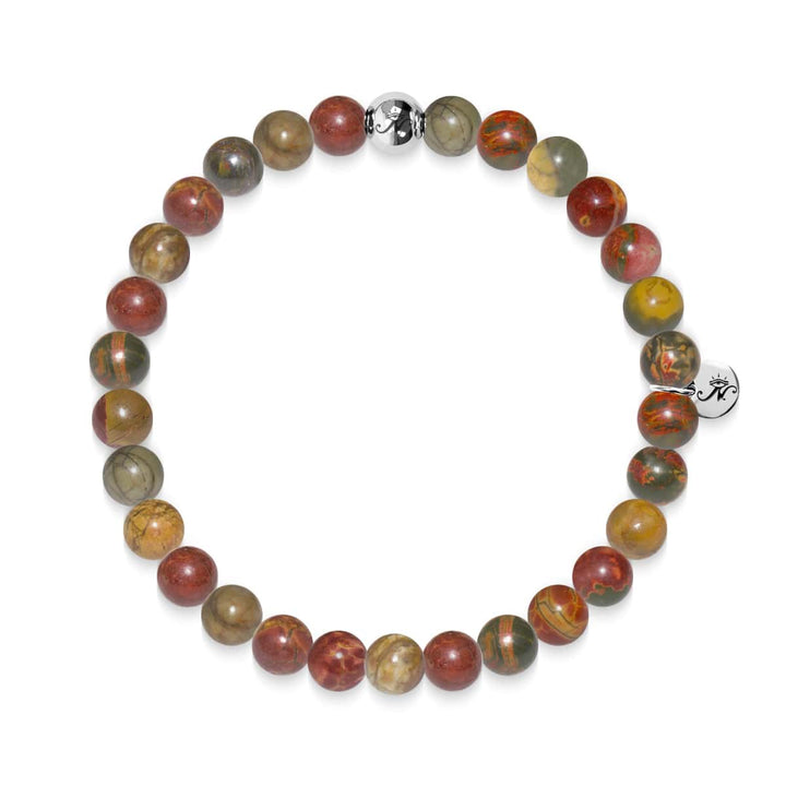 Determination | Silver Essence Red Picasso Jasper Bracelet