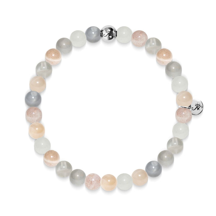 Memory | Silver Essence Sunstone Bracelet