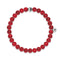 Protection | Silver Essence Red Turquoise Bracelet