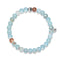 Trust | Silver Essence Blue Dragon Grain Agate Bracelet