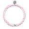 Pink | Silver | Mermaid Glass Bead Bracelet