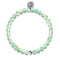 Emerald | Silver | Mermaid Glass Bead Bracelet