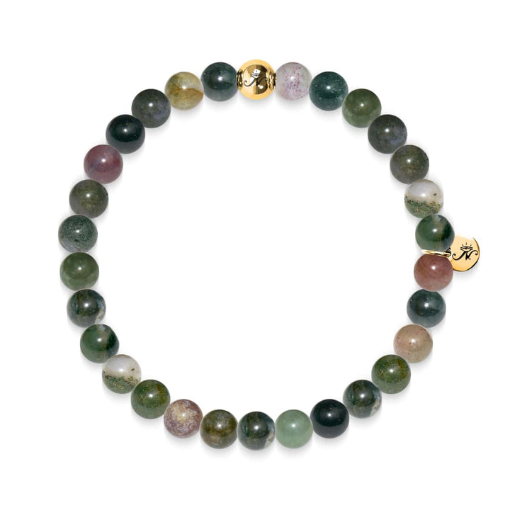 Meditation | Gold Essence Indian Agate Bracelet