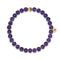Leadership | Gold Essence Purple Amethyst Bracelet
