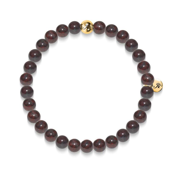 Strength | Gold Essence Breciated Jasper Bracelet