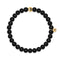 Growth | Gold Essence Matte Black Bracelet