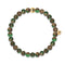 Calming | Gold Essence New Green Agate Bracelet