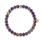 Wisdom | Gold Essence Purple Regalite Bracelet
