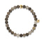 Will Power | Gold Essence Silver Leaf Jasper Bracelet