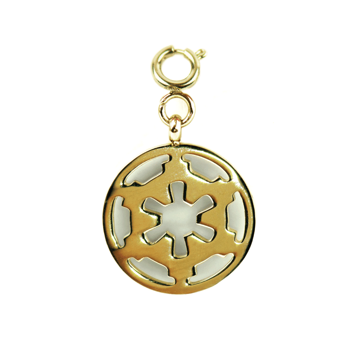 Galactic Empire - Gold Star Wars Bracelet Charm Tag