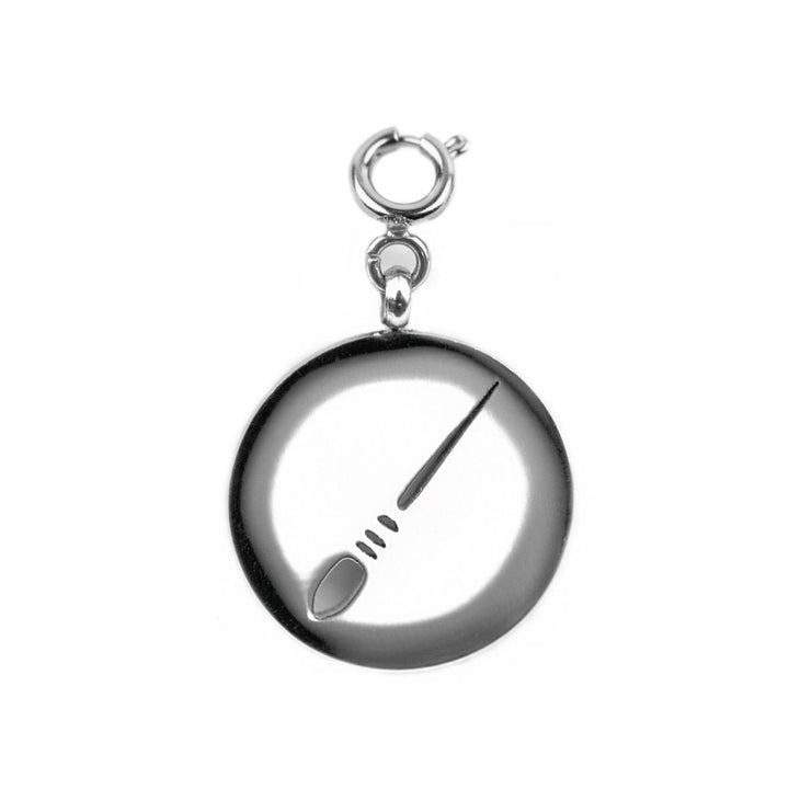 Wand - Silver Bracelet Charm Tag