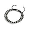 Trinity | Silver x Gunmetal | Triple Strand Bracelet | Men's