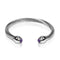 Athena | Silver | Amethyst | Goddess Bangle