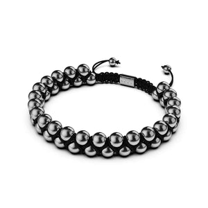 Men's | Silver | Black | Vitality Bracelet