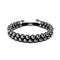 Men's | Silver | Black | Vitality Bracelet