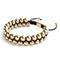Two Tone Gold | Black | Vitality Bracelet | Men's