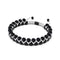 Men's | Gunmetal | White | Vitality Bracelet