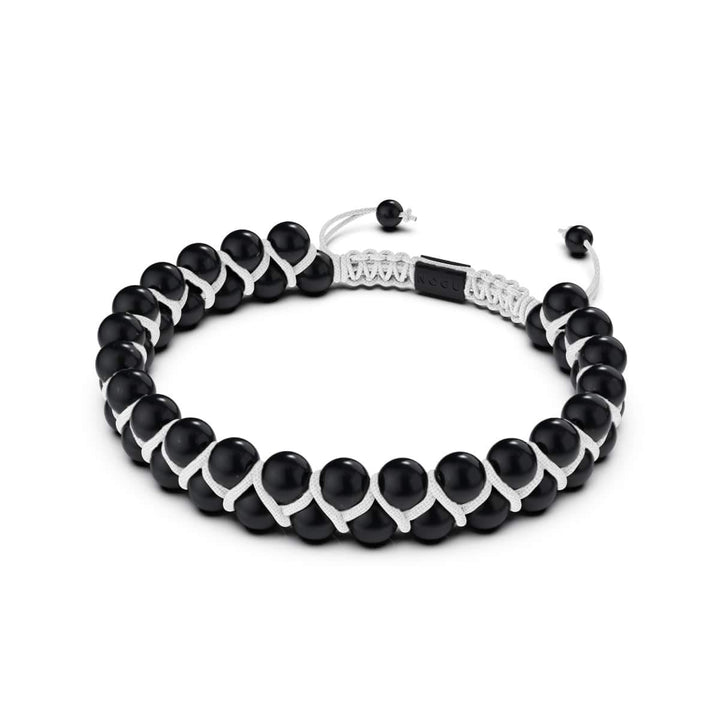 Gunmetal | White | Vitality Bracelet | Men's