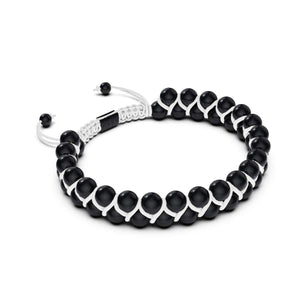 Men's | Gunmetal | White | Vitality Bracelet
