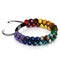 Rainbow Chakra | 7 Gemstone Bracelet | Men's