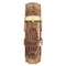 Wellesley - Designer Watch Timepiece in Gold with Brown Alligator Style Genuine Leather and Roman Numerals Style Face - Strap