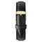 Lansdowne - Designer Watch Timepiece in Gold with Genuine Black Leather and Roman Numerals Style Face - Strap