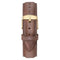 Sherbourne - Designer Watch Timepiece in Gold with Genuine Brown Leather and Roman Numerals Style Face - Strap