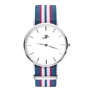 Runnymede - Silver Timepiece with NATO Strap