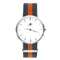 Woodbine - Silver Timepiece with NATO Strap