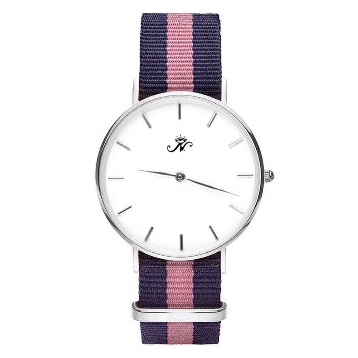 Rosedale - Silver Timepiece with NATO Strap