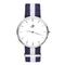 Warden - Silver Timepiece with NATO Strap