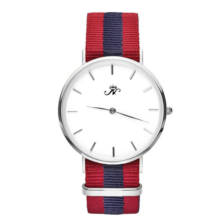 Finch - Silver Timepiece with NATO Strap