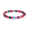 Joy | Silver Essence Multi-Colored Agate Bracelet