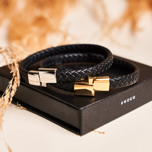 Silver | Infinity Braid | Leather Bracelet
