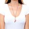 Remix | 18k Rose Gold | White Crystal Headphones Necklace