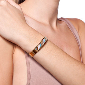 Laguna Niguel | 18k Gold | Boho Bangle