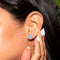 Opal Moonstone | .925 Sterling Silver | Gemstone Stud Earrings
