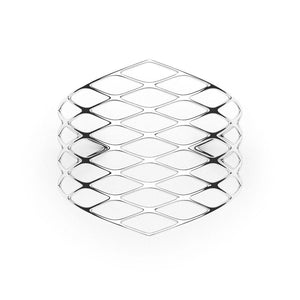 The GRID Cuff | VOGUE | Platinum Sterling