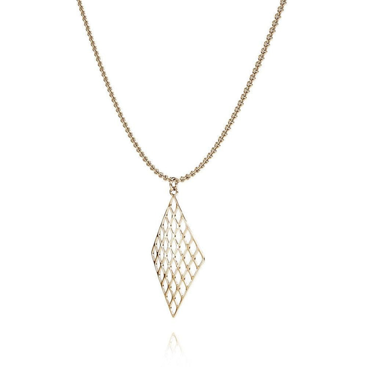 The GRID Necklace | VOGUE | 14k Gold Sterling