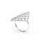 The GRID Ring | VOGUE | Platinum Sterling