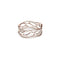 The HIVE Ring | Wave | 18k Rose Gold Sterling